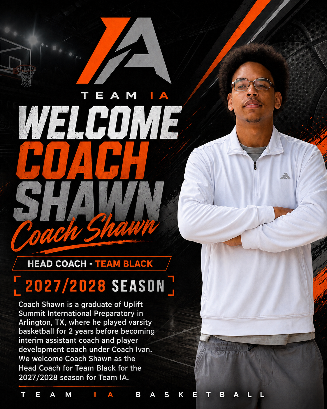 Coach Shawn, Head Coach — Team Black · 2027/2028 Season